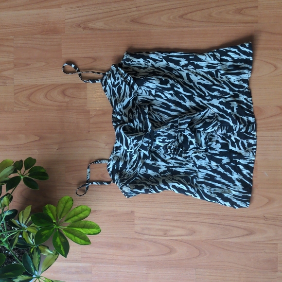Zebra print tufted cami - Picture 1 of 7